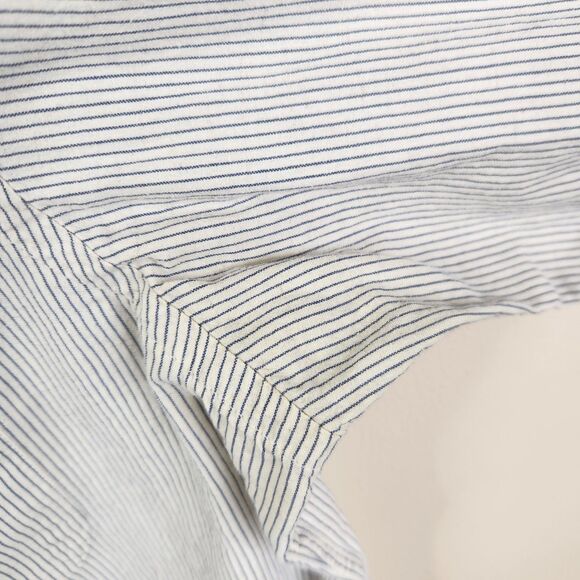 Taylor Stitch Long Sleeve Handmade Striped Single Pocket Button Down Shirt 44 - Picture 5 of 6